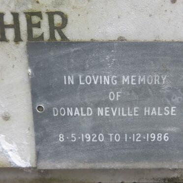 HALSE Donald Neville 1920-1986