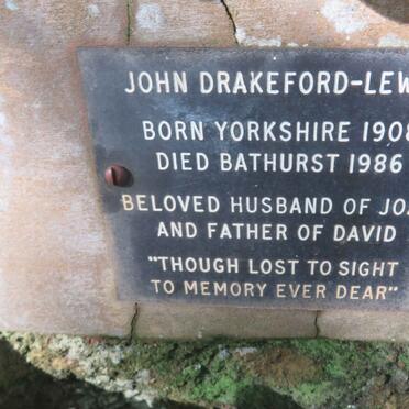 LEWIS John, DRAKEFORD 1908-1986