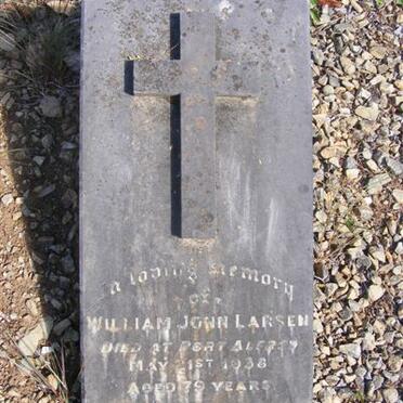 LARSEN William John -1938