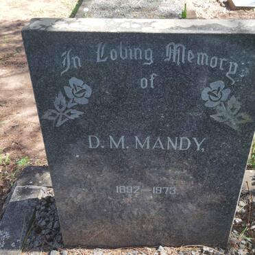MANDY D.M. 1892-1973