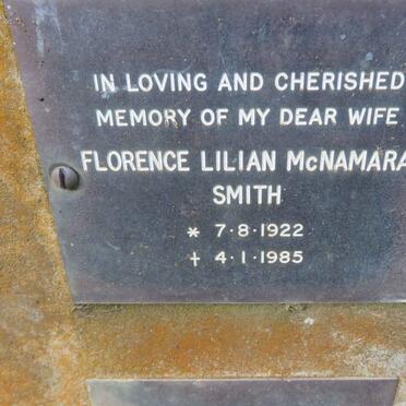SMITH Florence Lilian McNamara 1922-1985