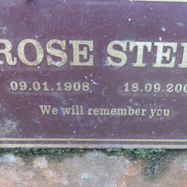 STEIN Rose 1908-2000