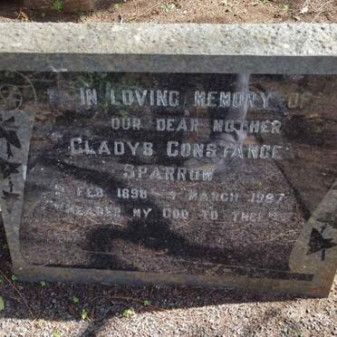 SPARROW Gladys Constance 1898-1987