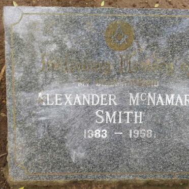 SMITH Alexander McNamara 1883-1958