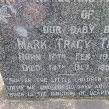 TIMM Mark Tracy 1955-1956