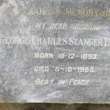 TAINTON George Charles Stanger 1893-1955