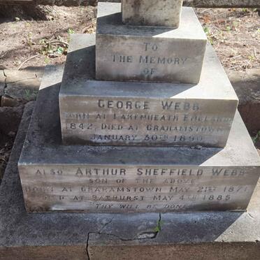 WEBB George 1842-1890 :: WEBB Arthur Sheffield 1871-1885