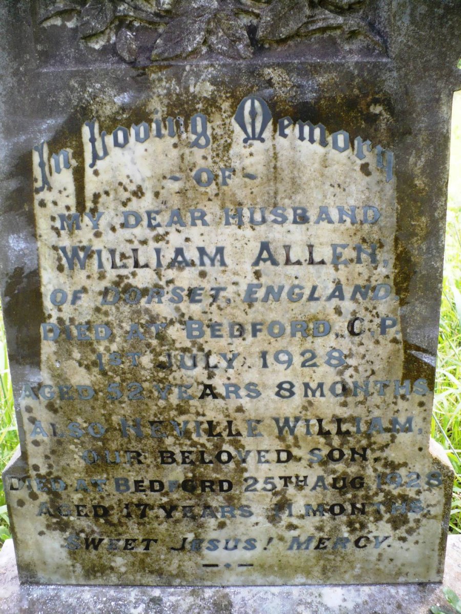 ALLEN William -1928 :: ALLEN Neville William 1928