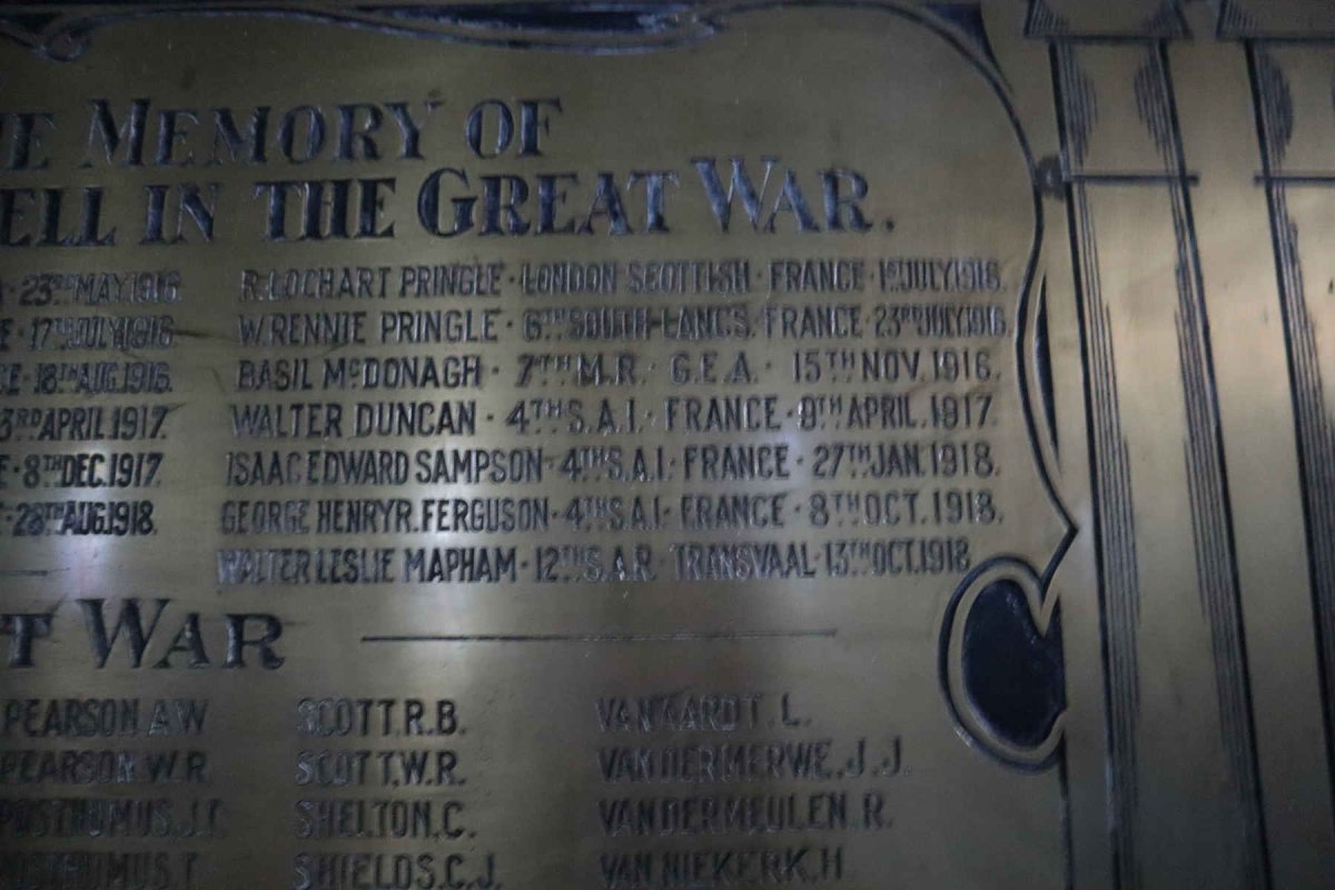 05. The Great War Memorial 1914-1919 - Those who fell