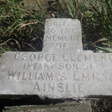 AINSLIE George Clement