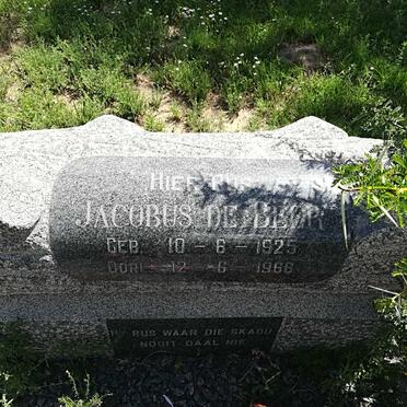 BEER Jacobus, de 1925-1966 &amp; Anna Catherina MARAIS 1929-2006