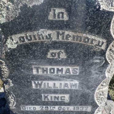 KING Thomas William -1937