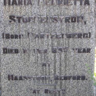 STOCKENSTRÖM Maria Henrietta nee HARTZENBERG