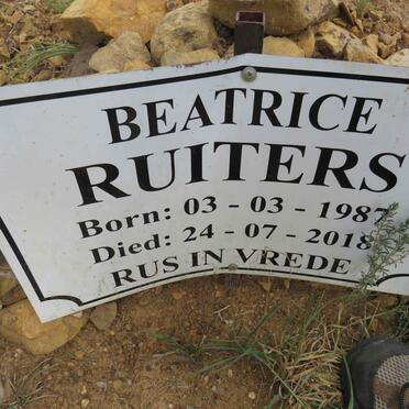 RUITERS Beatrice 1987-2018