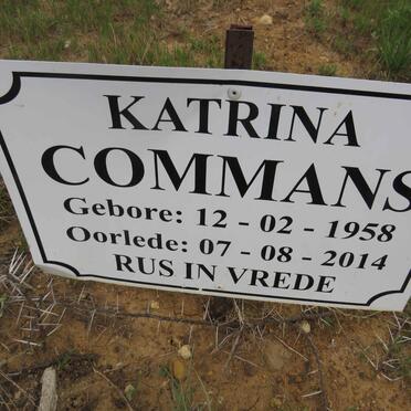 COMMANS Katrina 1958-2014