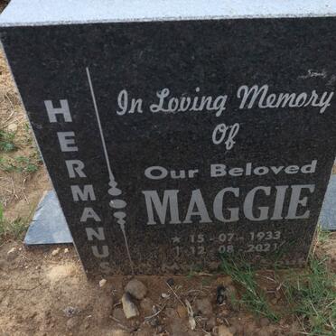 HERMANUS Maggie 1933-2021