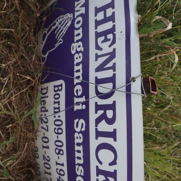 HENDRICK Mongameli Samson 1947-2017