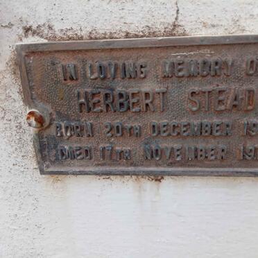 STEAD Herbert 1906-1970