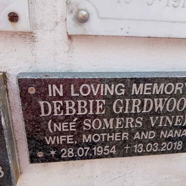 GIRDWOOD Debbie nee SOMERS VINE 1954-2018