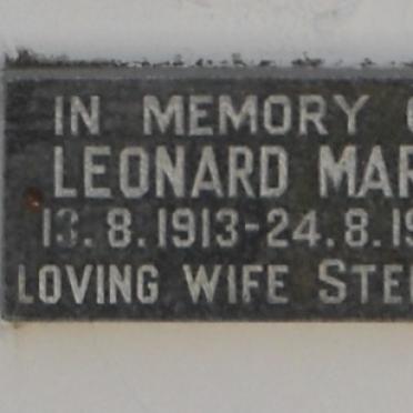 MARX Leonard 1913-1994