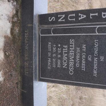 BLAUNS Sithembiso Filmon 1962-2007