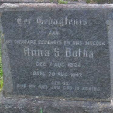 BOTHA Anna S. 1888-1947