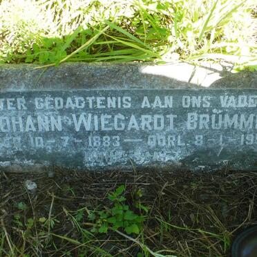 BRUMMER Johann Wiegardt 1883-1958