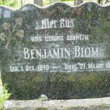 BLOM Benjamin 1943-1945