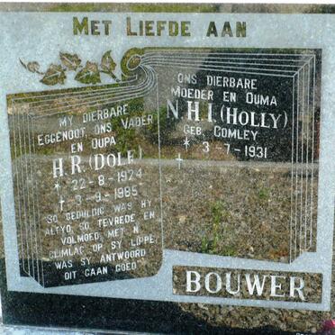 BOUWER H.R. 1924-1985 &amp; N.H.I. COMELY 1931-