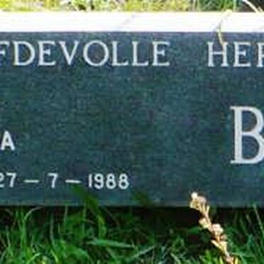 BOTHA Andries Jeremia 1909-1988 &amp; Harriet Frances FITCHET 1913-1989