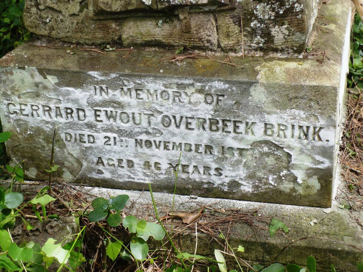 BRINK Gerrard Ewout Overbeek