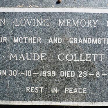 COLLETT Maude 1899-1984