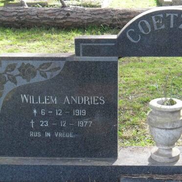 COETZEE Willem Andries 1919-1977