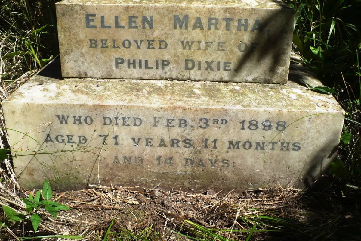 DIXIE Ellen Martha -1898