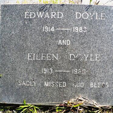 DOYLE Edward 1914-1983 &amp; Eileen 1913-1986