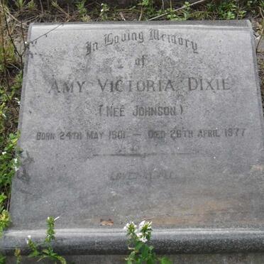 DIXIE Amy Victoria nee JOHNSON 1901-1977