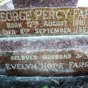 FARR George Percy 1881-1967