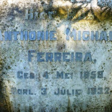 FERREIRA Anthonie Michael 1858-1932