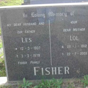 FISHER Les 1907-1979 &amp; Lol 1912-2003