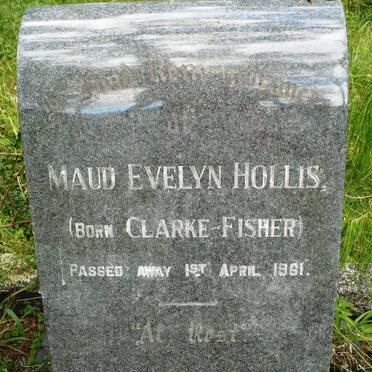 HOLLIS Maud Evelyn nee CLARKE, Fisher -1961
