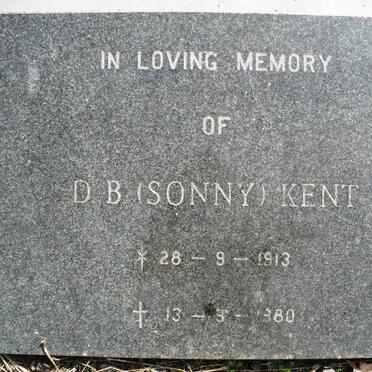 KENT D.B. 1913-1980