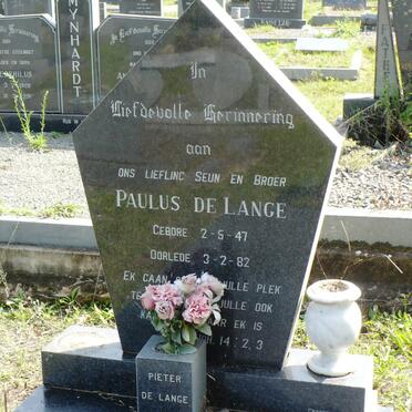 LANGE Paulus, de 1947-1982