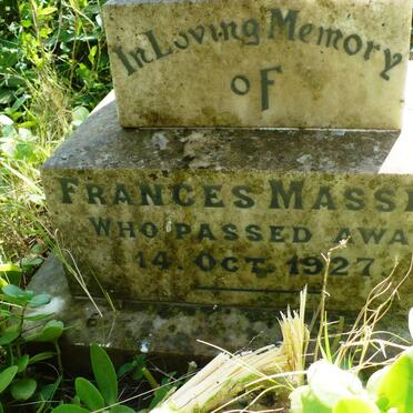 MASSEY Frances -1927