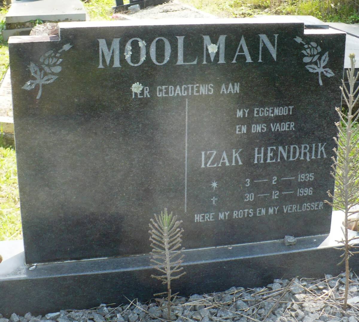 MOOLMAN Izak Hendrik 1935-1996