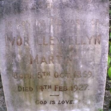 MARTIN Ivor Llewellyn 1859-1927