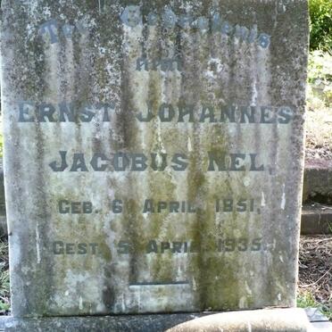 NEL Ernst Johannes Jacobus 1851-1935