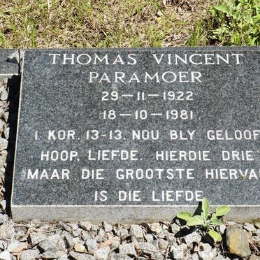 PARAMOER Thomas Vincent 1922-1981