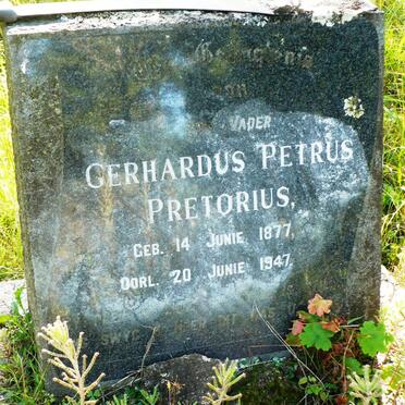 PRETORIUS Gerhardus Petrus 1877-1947
