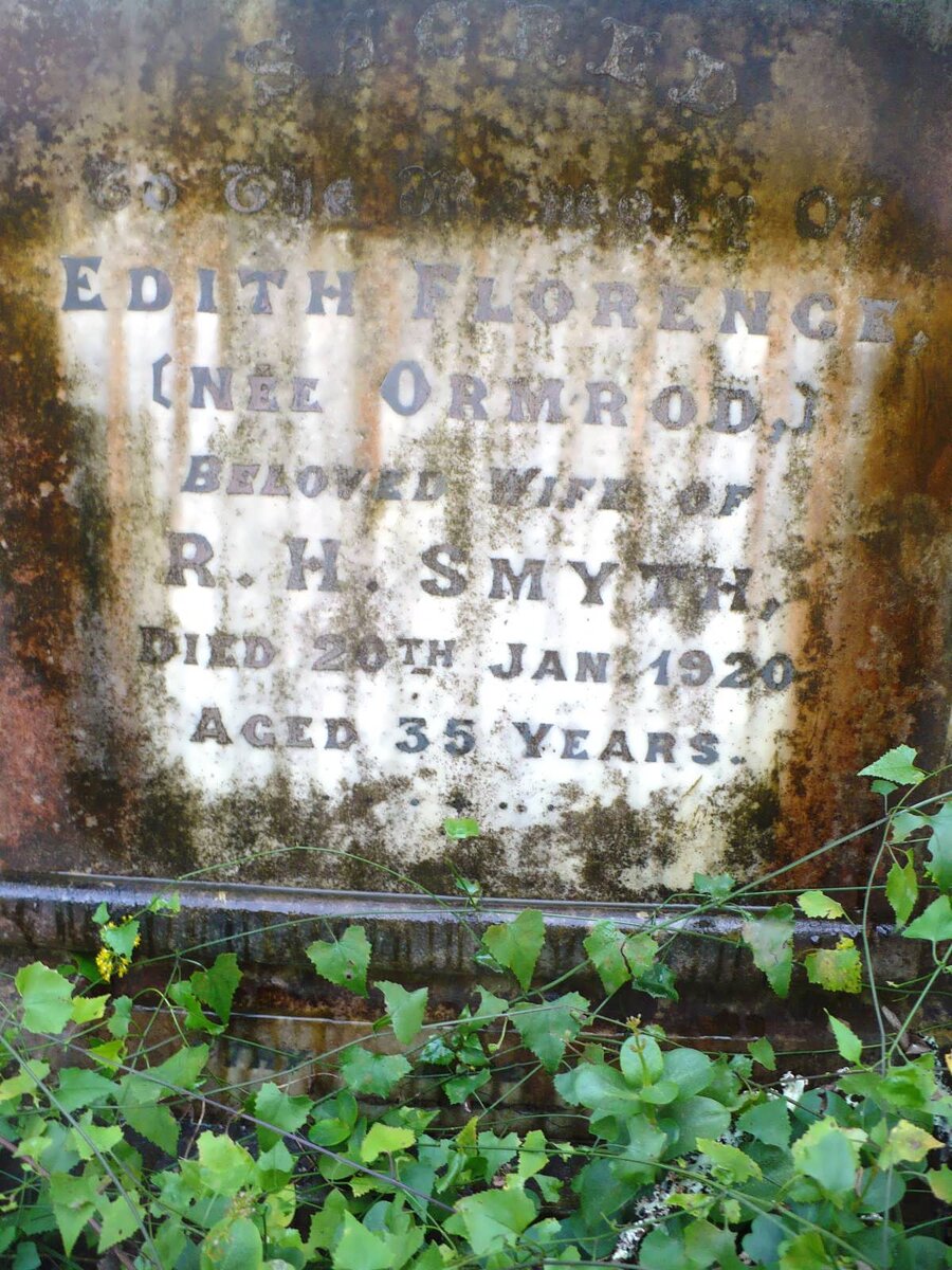 SMYTH Edith Florence nee ORMROD -1920