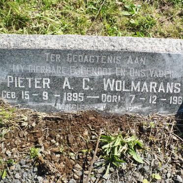 WOLMARANS Pieter A.C. 1895-1963